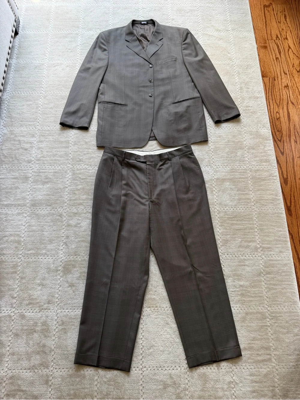 Jones New York Brown Plaid Sport Coat